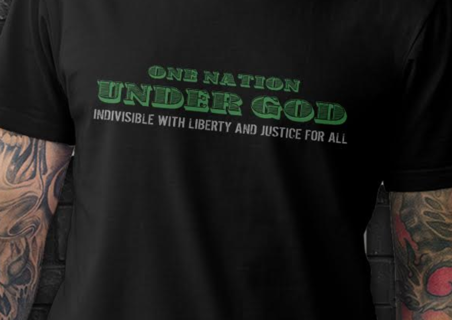 ONE NATION Under God - Patriotic Shirt
