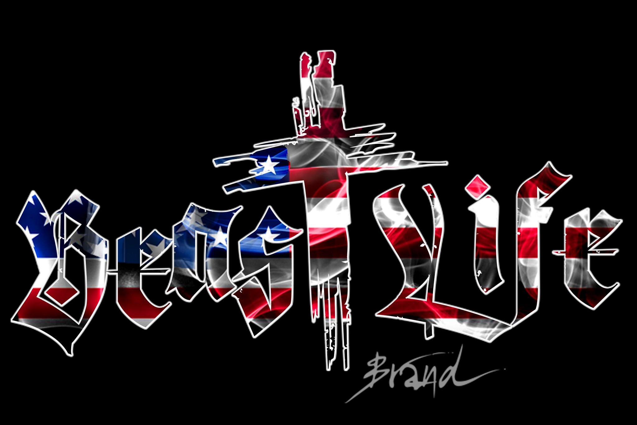 BeastLIFE Patriotic Logo T-Shirt