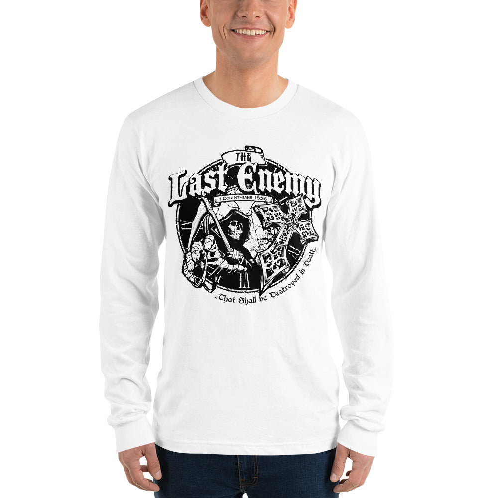LAST ENEMY Death T-Shirt - (B&W / white)
