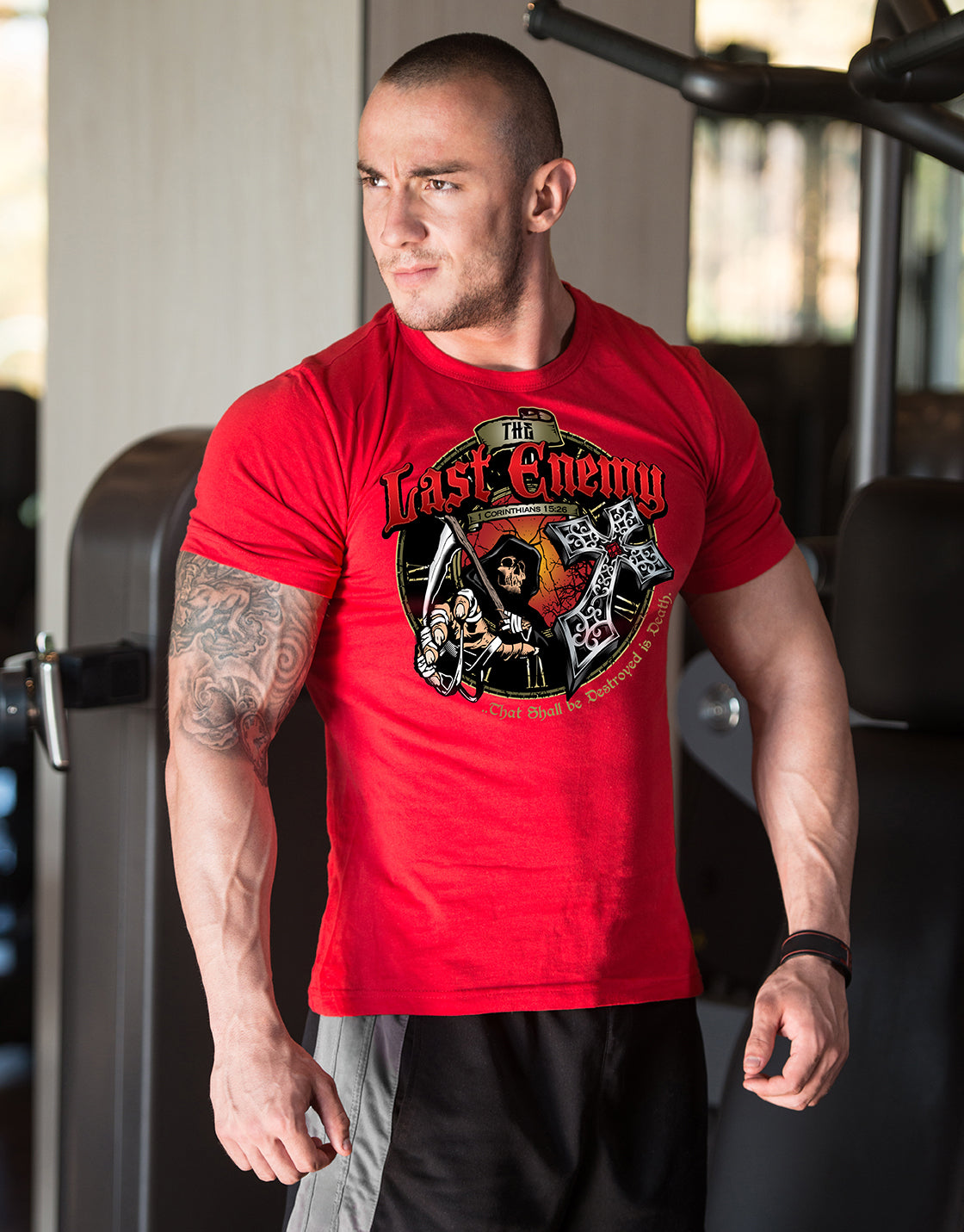 The LAST ENEMY Death - T-Shirt (multi-color)