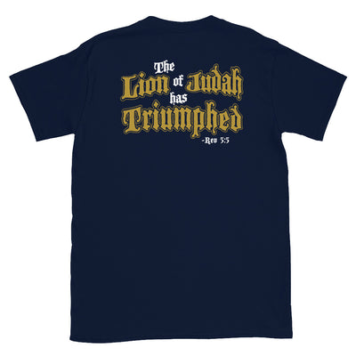 The LION OF JUDAH T-Shirt  (Navy)