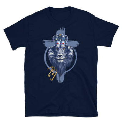 The LION OF JUDAH T-Shirt  (Navy)